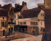 Pissarro, Camille - A Square in La Roche-Guyon